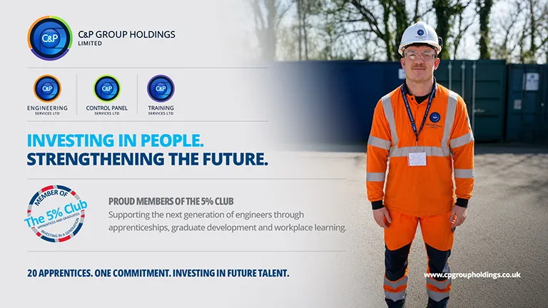 An apprentice at C&P Engineering