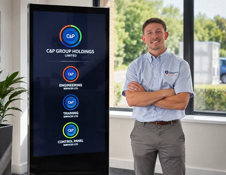 Matt Lewis at C&P Group Holdings HQ