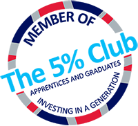 The 5% Club Apprentices and Graduates logo