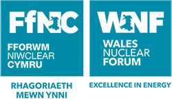 Bilingual Fforwm Niwclear Cymru - Wales Nuclear Forum logo